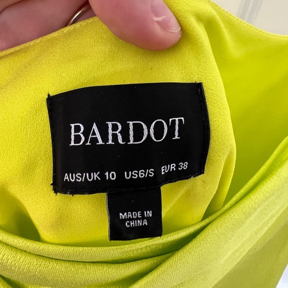 Yellow Silk MIDI Dress - Picture 7 of 7